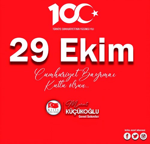 GENEL SEKRETERİMİZ SAYIN MURAT KÜÇÜKOĞLU'NUN CUMHURİYET BAYRAMI MESAJI 